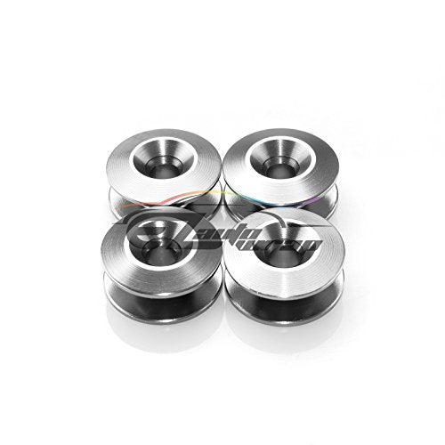 EZAUTO WRAP Gunmetal Bumper Quick Release Fasteners for Car Bumpers Trunk Fender Hatch Lids Kit - color: GUNMETAL