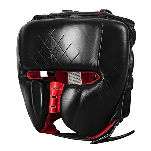 Title Boxing Ko-Vert Headgear - Boxing, MMA, Muay Thai - Unisex-Adults - color: Black
