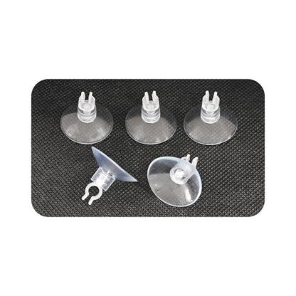 40PCS 5mm Aquarium Suction Cup Clips, Clear Airline Tube Holders for Fish Tank Air Hose, Clamps for Aeration Tubing Setup and Organization - size: 5mm