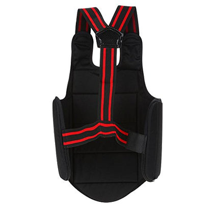 Chest Protector,Lightweight High-Impact Protection Sparring Gear Double-Sided Design for Martial Artists Taekwondo MMA Kickboxing Competition Training