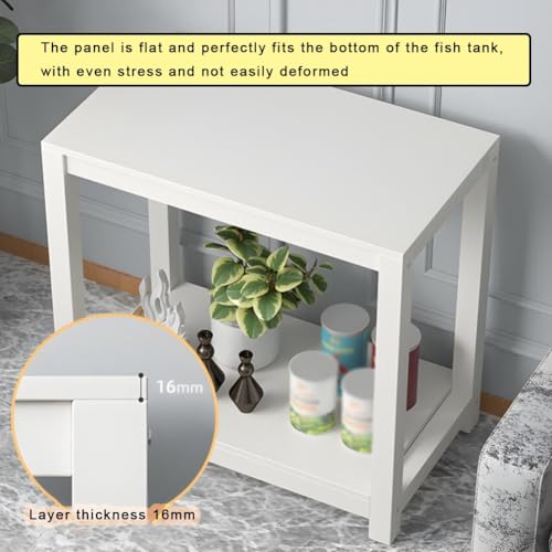 Fish Tank Stand,Metal 2-Tier Fish Stand Cabinet - Heavy-Duty Load-Bearing Rack, Versatile Shelf for Home Storage & Organizing, Durable Bracket for Aquariums and More - size: 60x45x75cm