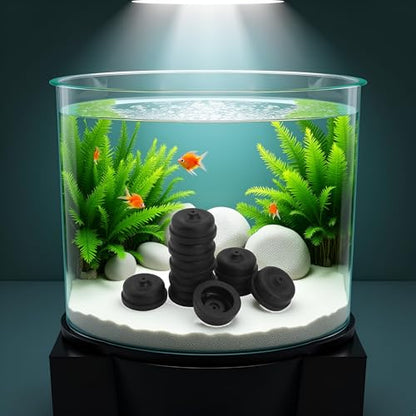 JJLFresheners Aquarium Diaphragm Air Pump Accessories EPDM Rubber Oxygen Pump Replacement Parts for Aquarium Fishing Oxygen Pump Aquarium Diaphragm Silicone Cup Parts Reolacements