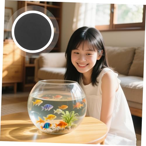 Aquarium Bottom Mat Cushion Nonslip Pad for Under Tank Stability Easy Maintenance for Micro Landscapes Fish Tank Protection for Reptile Terrariums and Home Use - size: 15.00X15.00X1.00CM