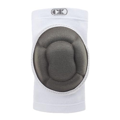 Cliff Keen Impact Bubble Wrestling Knee Pad (White/Charcoal) - color: White / Charcoal