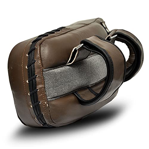 UFG Ultimate - Windsor Series - Vintage Genuine Leather Thai Pad MMA Muay Thai Boxing Training