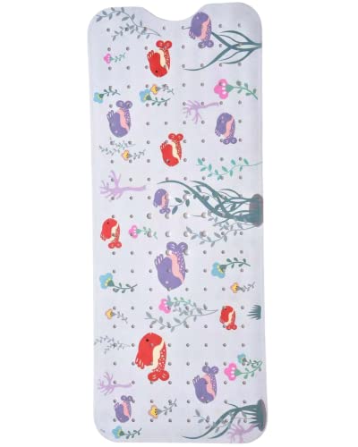 Kids Non Slip Bath Mat - Baby Bath Mat Non Slip - Bath Tub Mat Kids - Bathtub Mat Non Slip Baby - Baby Tub Mat - Baby Bath Mat for Tub - Anti Slip Shower Mat Kids - Bath Mat Toddler (Bath Aquarium) - color: Aquarium Print