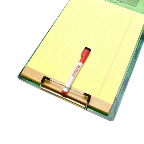 GoSports Premium Dry Erase Coaches Clipboards – Basketball, Baseball, Football, Soccer, Hockey, Volleyball, Lacrosse - color: Soccer