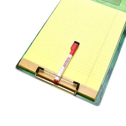 GoSports Premium Dry Erase Coaches Clipboards – Basketball, Baseball, Football, Soccer, Hockey, Volleyball, Lacrosse - color: Soccer