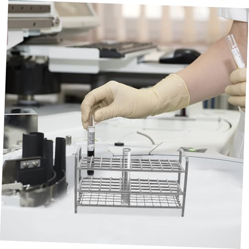 PRETYZOOM Test Tube Rack Sampling Tube Holder for Laboratory Use Organizer for Secure Test Tube Display and Compatibility