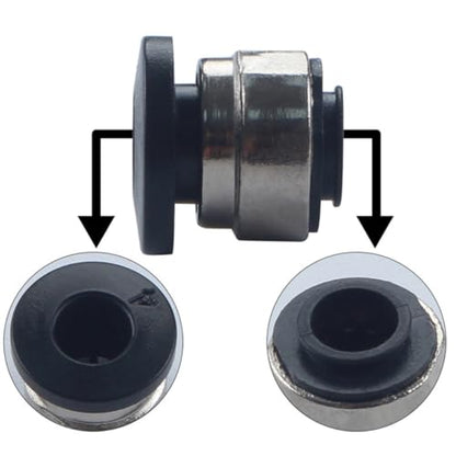 3D Printer Ptfe Tube Connector 3D Filament Tube Connector 4mm Tube Connector Filament Connector Ptfe Tube Connectors for Bambu A1 Bowden Tube Connector, Inlet Pneumatic Fitting for X1/P1P/P1S-6Pcs 4mm