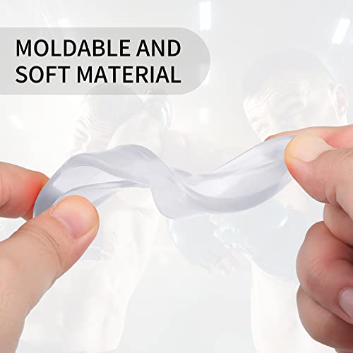 Kathfly 50 Pcs Football Mouth Guards Bulk Sports Mouthpieces - color: Clear