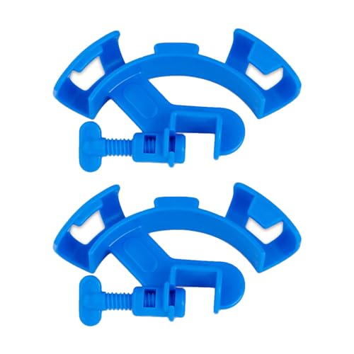 2 Pcs Fish Tank Mounting Clip Water Clamp Clips Plastic Adjustable Hose Holder for 3/4" Diameters Hoses Fish Tank Holder Aquarium Hose Holder Clip Water Clamps Clips 3/4 Inch