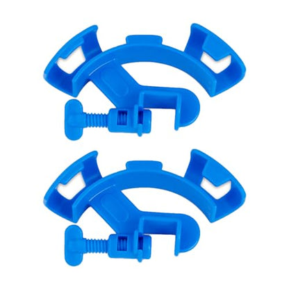 2 Pcs Fish Tank Mounting Clip Water Clamp Clips Plastic Adjustable Hose Holder for 3/4" Diameters Hoses Fish Tank Holder Aquarium Hose Holder Clip Water Clamps Clips 3/4 Inch