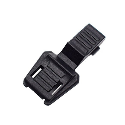 25 Pack Black Zipper Pulls Cord Ends Plastic Zipcords Stopper