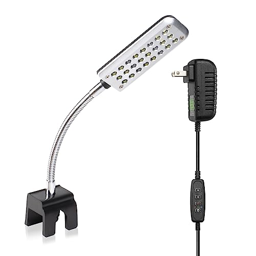 Aquarium Light Small LED Clip Light for Fish Tank 1.5W with Timer&Dimmer, 1 Yr Warranty - size: 1.5W (With Timer & Dimmer)