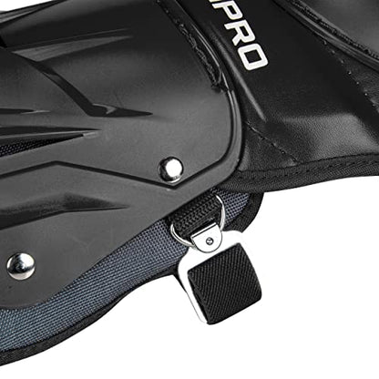 Champro Optimus Pro Catcher/Umpire Leg Guards - color: Black, size: 13.5"