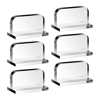 6Pcs Aquarium Tank Lid Handles Clear for Lift and Slide Type Lightweight Fashion Tank Lid Replacement Handles Easy to Install