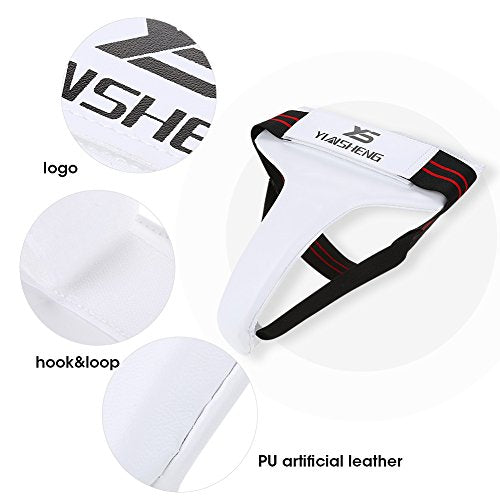 Groin Protector for Women,Women Groin Protection,Taekwondo Groin Guard for Martial Arts Boxing Karate Jockstrap Sanda Kung Fu Taichi Karate Muay Crotch Protector(L)