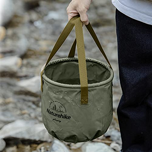 Naturehike Multifunctional Collapsible Water Basin, Folding Tub, Portable Bin, Lightweight Foldable Bucket with Handles for Camping, Dish Washing, Laundry, Fishing, Hiking