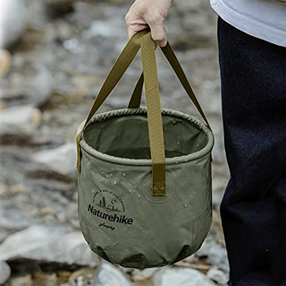 Naturehike Multifunctional Collapsible Water Basin, Folding Tub, Portable Bin, Lightweight Foldable Bucket with Handles for Camping, Dish Washing, Laundry, Fishing, Hiking