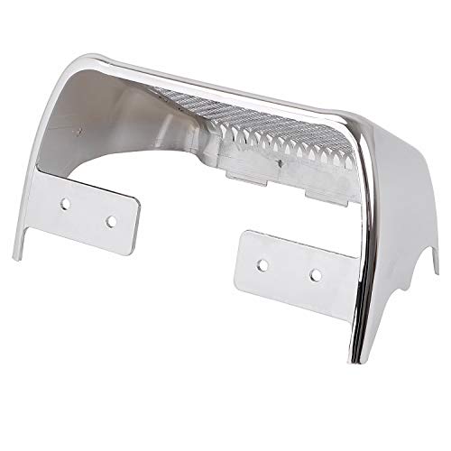 Chrome Oil Cooler Cover Case with Bracket for Harley Touring Road King FLHR Street Glide FLHX Road Glide FLHXS FLTRX FLTRXS 2017-2023 - color: Chrome