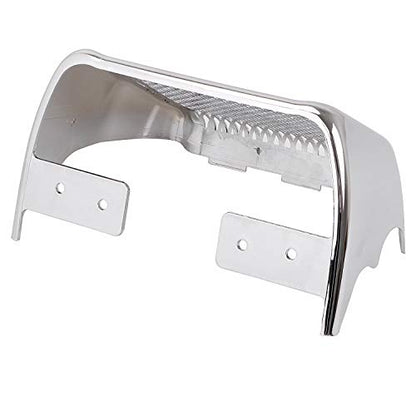 Chrome Oil Cooler Cover Case with Bracket for Harley Touring Road King FLHR Street Glide FLHX Road Glide FLHXS FLTRX FLTRXS 2017-2023 - color: Chrome