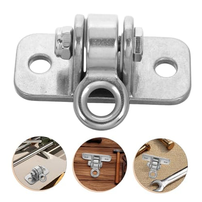 Xmas Ceiling Mount Swing Hanger Heavy Duty Hook, Galvanized Iron Silver