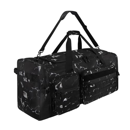 Goloni 130L 튼튼한 대형 더플 장비 가방, 신발 수납 공간이 있는 캐처 기어 백, 야구 더플 백 - color: 대리석