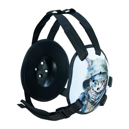 ROAR-INT BJJ Ear Guard New Easy to Adjust Design Wrestling Protective Headgear Wrestling Ear Guard MMA Jiu Jitsu - color: Cat