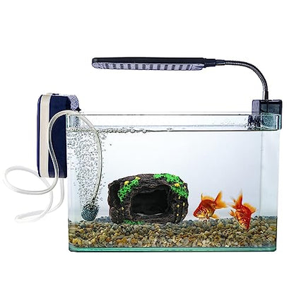 Aquariums BarrelHouse Underwater Decorations Fish Tanks Ornament Shelter Cave Hideaway House for Freshwater Saltwater - size: Large