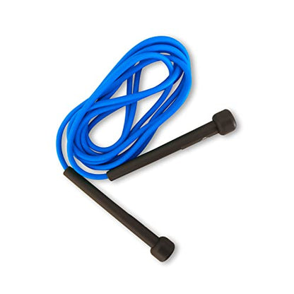 NIVIA Skipping Rope for Weight Loss & Cardio | Adjustable Jump Rope for Home Workout, Gym, Boxing & CrossFit | Smooth Rotation, Anti-Slip Handles - color: Blue