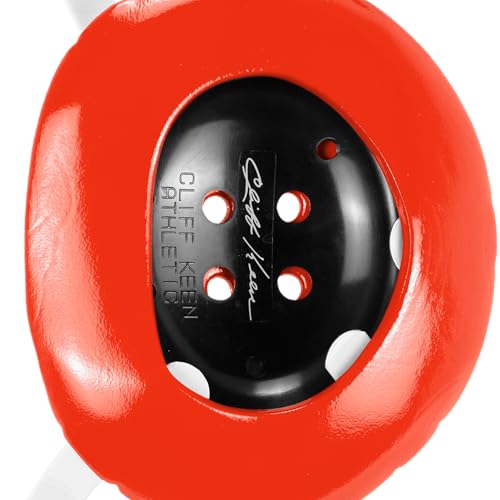 Cliff Keen Signature Wrestling Headgear - color: Orange / White