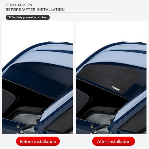 Motorcycle Tank Grip Side Decals Anti Slip Tank Pad Stickers for Yamaha FJR 1300 FJR1300 2006-2024 2025 2026 Tank Grips
