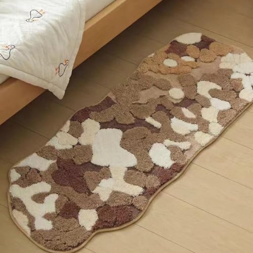 Moss Forest Bathroom Rug, Cute Cozy Green Plant Tufted Mat, Ultra Soft Microfiber, TPR Holder Backing, Absorbent Machine Washable, for Sink Bar, Shower and Bedroom, 19.7" x 31.5", Fall - color: Fall