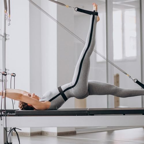 2PCS Pilates Double Loop Straps for Reformer Feet
