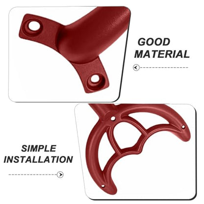 5 Pcs 52’’Ceiling Fan Blades Arms Replacement,Ceiling Fan Blades Arms Replacement Parts Mounting Bracket Kit for Replacing The Worn Fan Blades,Keep The Balance and Good Performance (Red) - color: Red