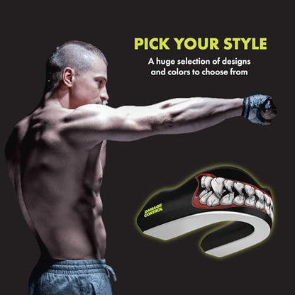 DAMAGE CONTROL Extreme Impact Sports Mouth Guard w/Case – Bitemare - color: Bitemare Ei, size: Adult