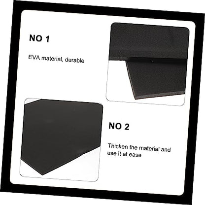 5Pcs Non Skid Aquarium Cushion Pads Insulated Fish Tank Mat for Comfort Stability Black Durable Absorption Heat Preservation for Fish Tank Supplies