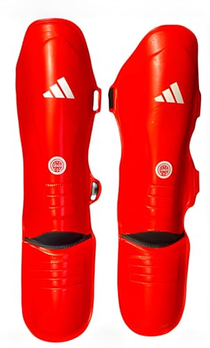 adidas Shin Guards - color: Red