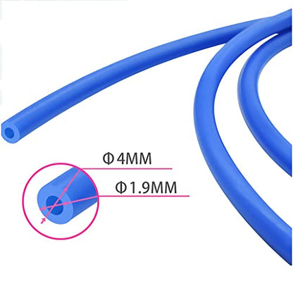 CKSEKD PTFE Tube, 3D Material Guide Feeding Pipe Blue Teflon Tube for E3D V5/V6 1.75mm Filament, 3D Printer Accessories, 1pcs (Size : 1 Meter) - size: 1 Meter