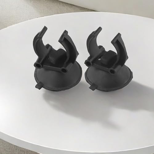 Aquarium Heater Suction Cups, 2 Pack Silicone Sucker Clips for Fish Tank Thermostat, 30mm Holder for Glass for acrylic Tanks, Soft Elastic
