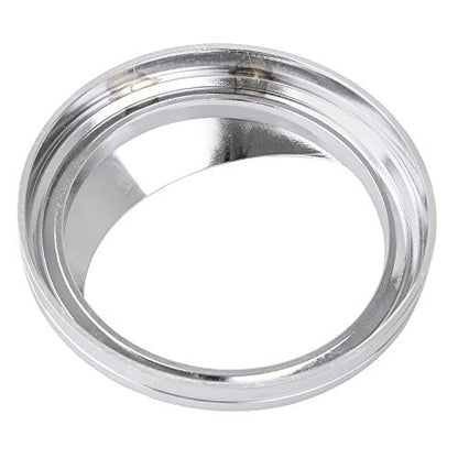 5 inch Speedometer Gauge Tank Mounted Cover Trim Ring Bezel Aluminum Chrome Compatible with Harley Electra Glide Deluxe Dyna Wide Glide - size: Chrome