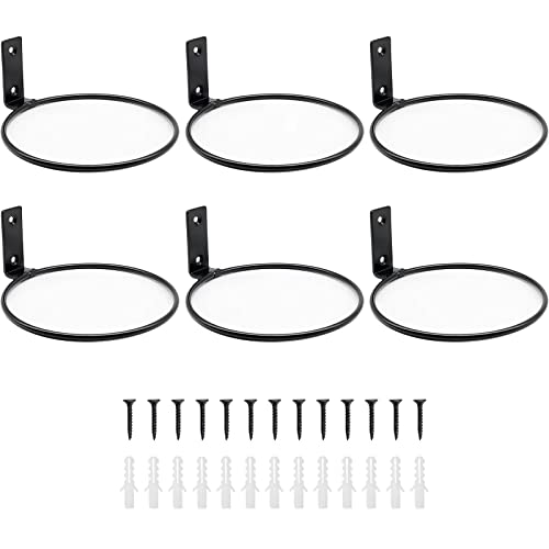 6 Pack 8 Inch Wall Flower Pot Holder Ring Plant Hanger, Metal Planter Hooks Wall Mounted Bracket Heavy Duty for Outdoor Indoor - size: 8 inch-6 Pack