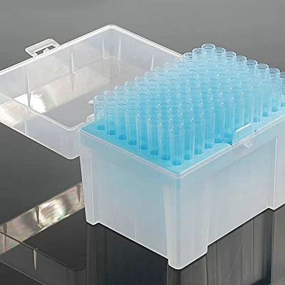 1000ul Pipette Tips - Universal Pipette Tips - Racked,RNase/DNase Free & Pyrogen Safe, 96 Tips/Rack Pk x 10 Racks（960 Tips） - size: 1000ul - Blue