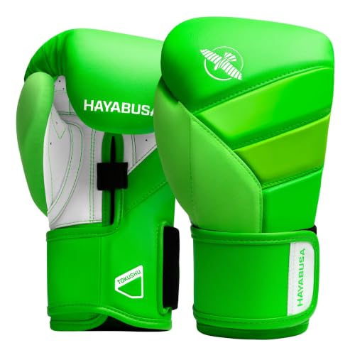 Hayabusa T3 Boxing Gloves - Sparring - color: Neon Green, size: 10oz