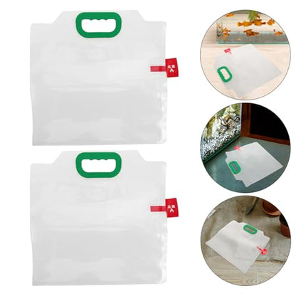 Beaupretty Reusable Oxygenated Fish Transport Bags 4pcs Leak-proof Plastic Fish Holding Bags 30x30x45cm Handles and Aquaculture Shipping