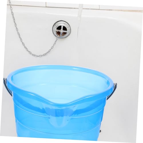 Portable Plastic Water Bucket Handle Multipurpose Cleaning and Storage Container for Home Use for Washing Camping and Fishing Activities
