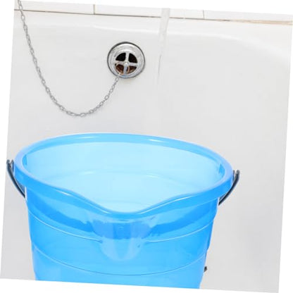 Portable Plastic Water Bucket Handle Multipurpose Cleaning and Storage Container for Home Use for Washing Camping and Fishing Activities