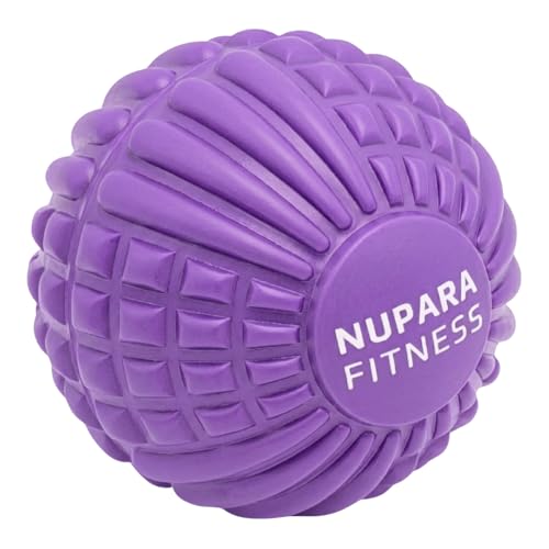 Fascia Ball | Trigger Point Ball | Massage Ball (5-inch) | Myofascial Release Ball, Massage Ball for Back, Deep Tissue Massage Ball, Trigger Point Massage Ball, Fascia Release Ball - color: Purple