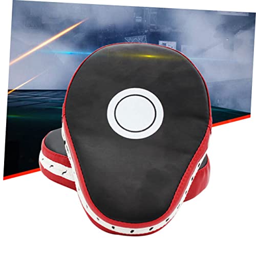 1Pair Handheld Boxing Pads for Training, Leather Sponge Safety Gear